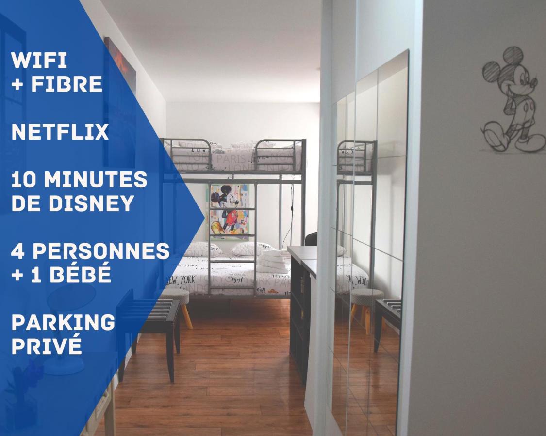 Appartement Studio Confort Paris à Montévrain Extérieur photo